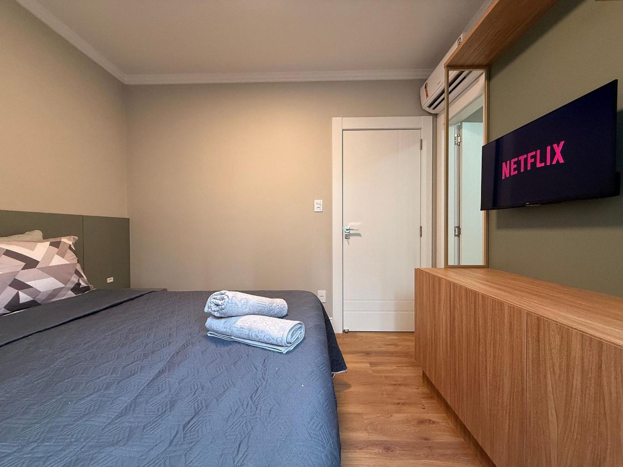 Pd01- 3 Suites| Centro| Churrasq.| Telas Protecao Balneário Camboriú エクステリア 写真